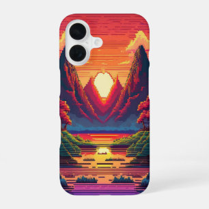 Pixel Horizon iPhone 16 Case