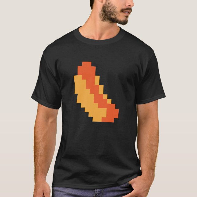 Pixel Hotdog T-shirt (Front)
