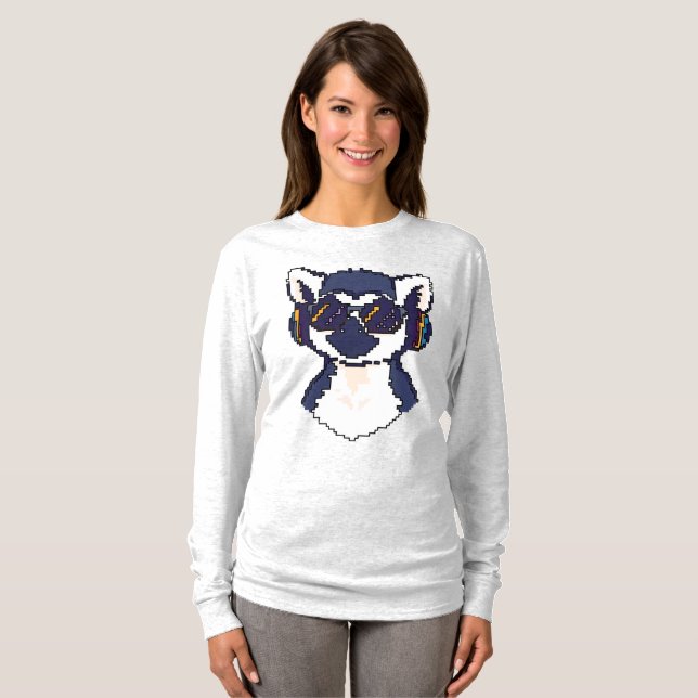 Pixel Lemur Liveliness T-Shirt (Front Full)