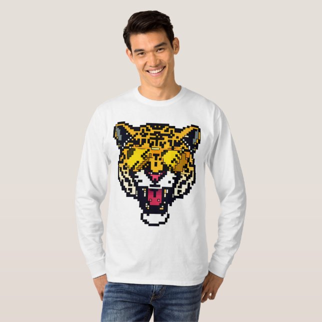 Pixel Leopard T-Shirt (Front Full)