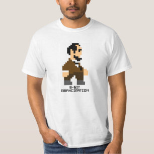 Pixel Lincoln - 8-Bit Emancipation T-Shirt