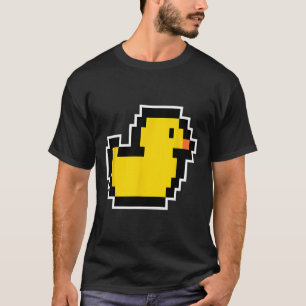 Pixel Little Duck 80s Video Game Halloween Costume T-Shirt