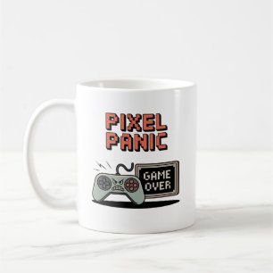 Pixel Panic Gamer Mug – Funny Retro Gaming Gift 