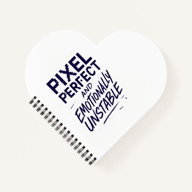 Pixel Perfect - Spiral Notebook (Front)