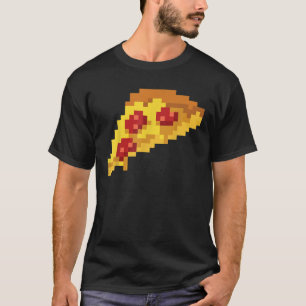 Pixel Pizza 80s Video Game Retro 8 bit Halloween c T-Shirt