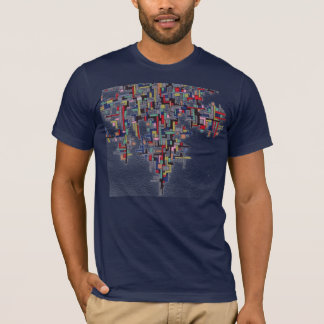 Pixel Pop Abstract Fractal Designs T-Shirt