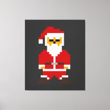 Pixel Pose Santa Claus
