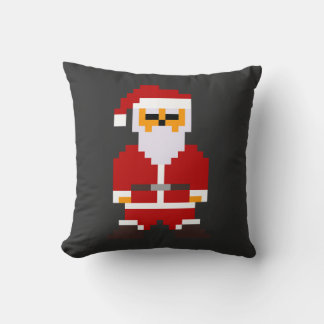 Pixel Pose Santa Claus Cushion