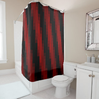 Pixel Print Shower Curtain