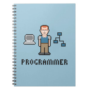 Pixel Programmer Paper Notebook