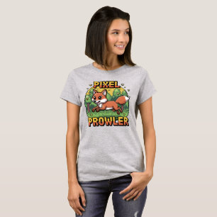 Pixel Prowler - 16-Bit Leaping Fox T-Shirt