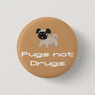 Pixel Pug Button