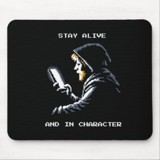Pixel Roleplay Retro Gamer Vibes  Mouse Mat