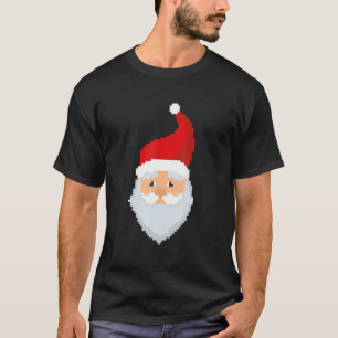 Pixel  Santa T-Shirt
