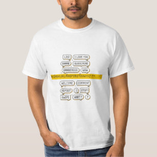 Pixel Speech Bubble Pack – Retro Social Media Phra T-Shirt