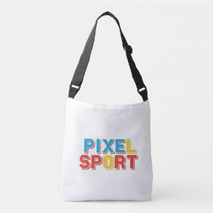 Pixel Sport Bag   Retro Gamer Gym & Travel Tote