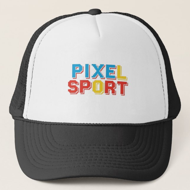 Pixel Sport Trucker Hat (Front)