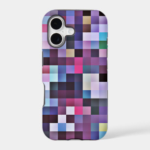 Pixel Squares iPhone 5 case -  purples