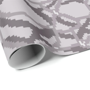 Pixel Water Ripple Pattern Wrapping Paper