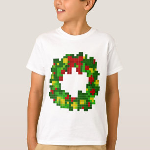 Pixel Wreath T-Shirt