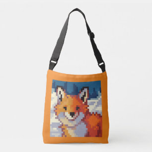 Pixelart, vos crossbody bag