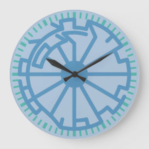 Pixelat prime max chained numbers by Masanser Large Clock