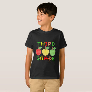 Pixelated apples Third Grade T-Shirt