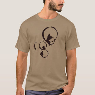 Pixelated Coffee Stains Men T-shirt