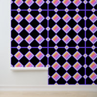 Pixelated Diamond Cube Rainbow Retro 80s Gamer