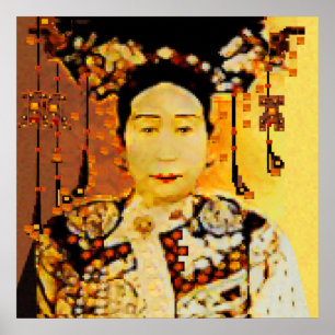 Pixelated empress poster
