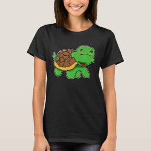 Pixelated Gamer Pixel Turtle Print Llamas Premium T-Shirt