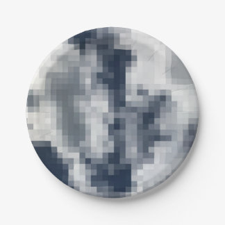 Pixelated Paper Plates