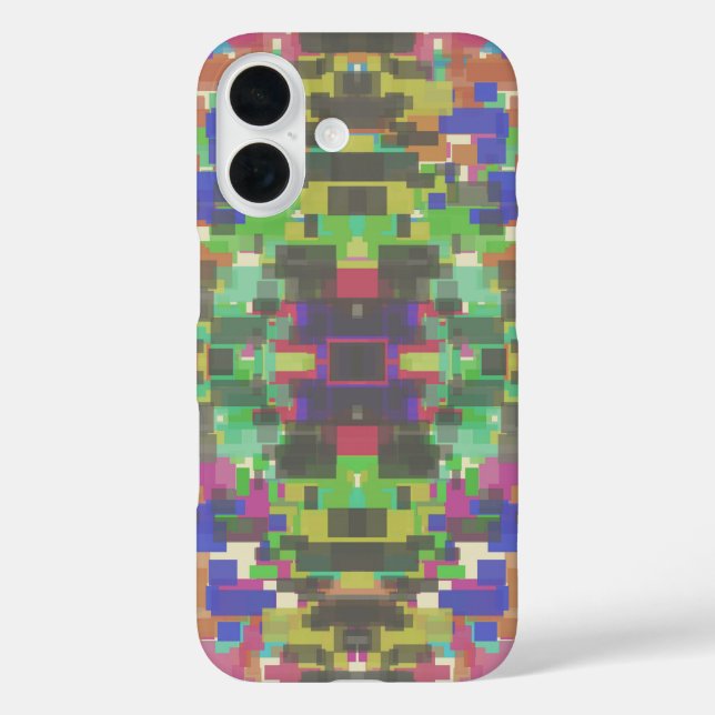 Pixelated Patterned Beyond Colours Of The Rainbow Case-Mate iPhone Case (Back)