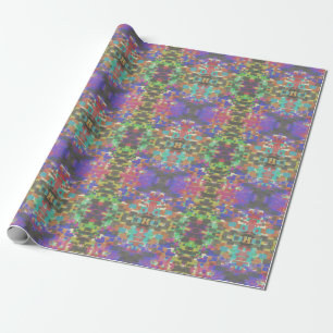 Pixelated Patterned Beyond Colours Of The Rainbow Wrapping Paper