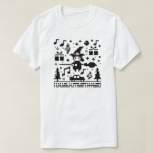 Pixelated Yuletide Magic Witch Festive Game Night