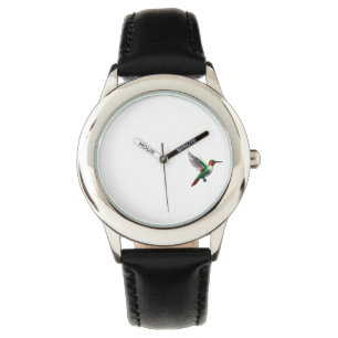 Pixeled Green Hummingbird  Watch