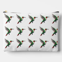 Pixeled Green Hummingbirds