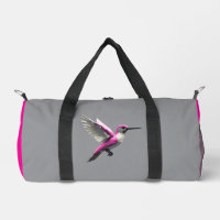 Pixeled Pink Hummingbird-