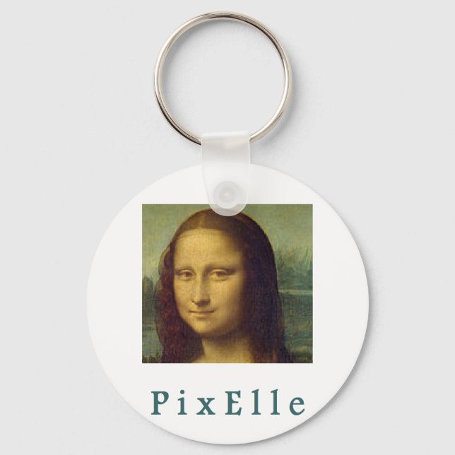 Pixelle femme key ring (Front)