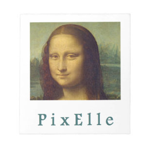 Pixelle femme notepad