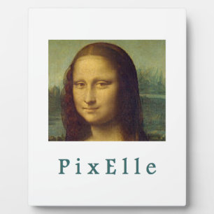 Pixelle woman plaque