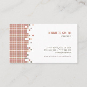 Pixels Grid Crafts Creative business card