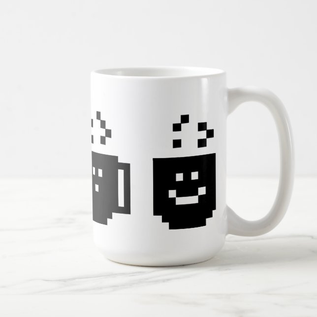 Pixels Need Caffeine Too Coffee Mug (Right)