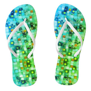 Pixels Sun Hot Summer  Flip Flops