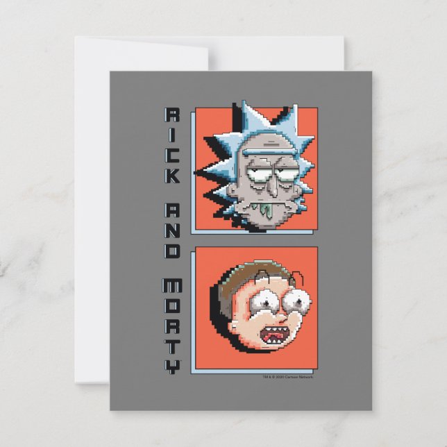 Pixelverse Rick and Morty Panel Graphic Card (Front)