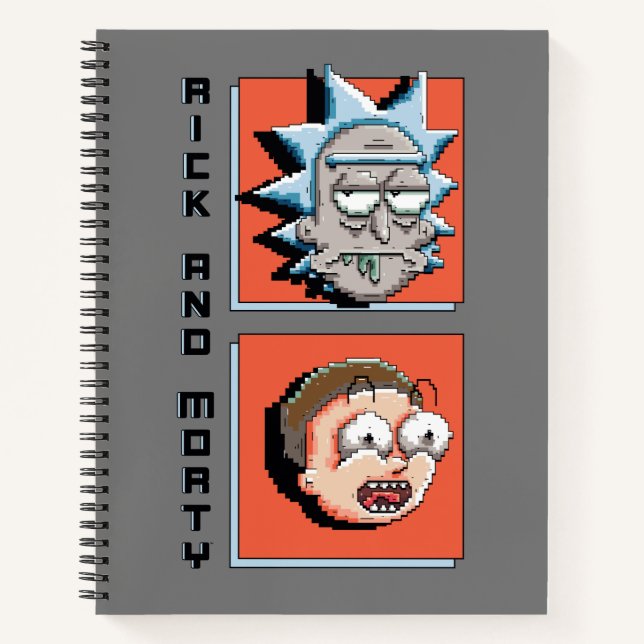 Pixelverse Rick and Morty Panel Graphic Notebook (Front)