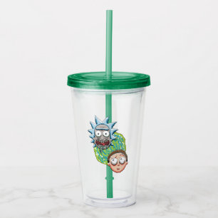 Pixelverse Rick and Morty Portal Graphic Acrylic Tumbler