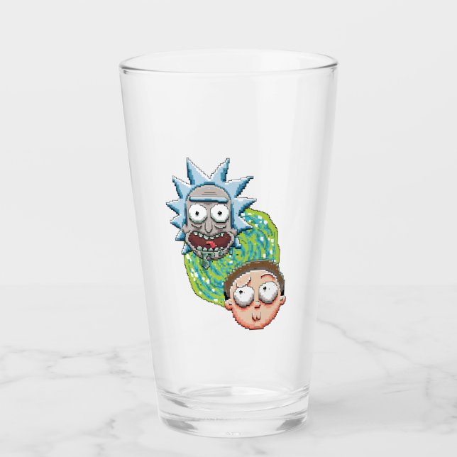 Pixelverse Rick and Morty Portal Graphic Glass (Front)