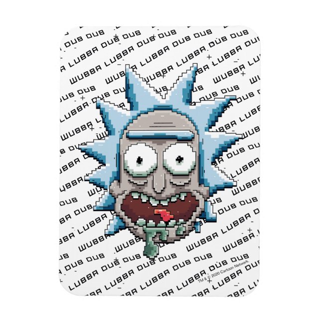 Pixelverse Rick Drooling Head Magnet (Vertical)