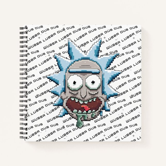 Pixelverse Rick Drooling Head Notebook (Front)